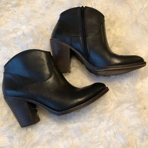 Lucky Brand Leather Eller Bootie